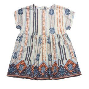 Girls dress and leggings set hand crafted size 6 spring/summer girls set